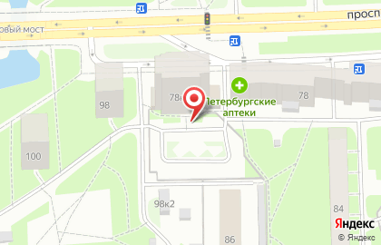 Текстиль для дома на проспекте Ветеранов на карте