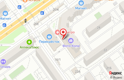Магазин Дачный центр в Тракторозаводском районе на карте