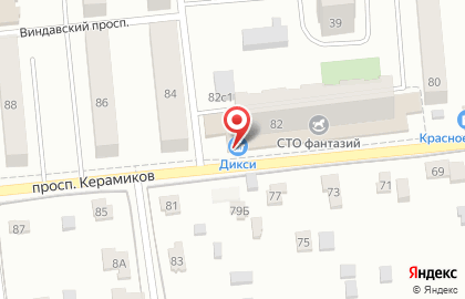Магазин фастфудной продукции в Голицыно на карте
