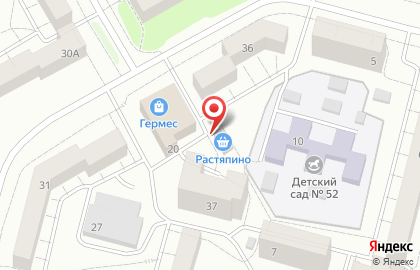 Магазин Растяпино в Нижнем Новгороде на карте