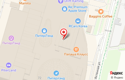 Мойка М3 в ТЦ Питерлэнд на карте