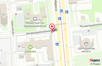 Киоск фастфудной продукции на Красной улице на карте