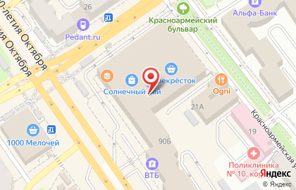 Сервис по продаже билетов онлайн kassir.ru на улице 20-летия Октября на карте