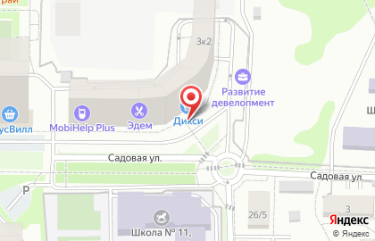 Химчистка Классика на Садовой улице на карте