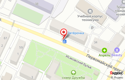 Пекарня Bekker на Первомайском проспекте, 36/1 на карте