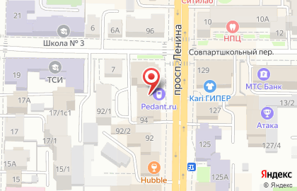 Сервисный центр Pedant.ru на проспекте Ленина, 94 на карте