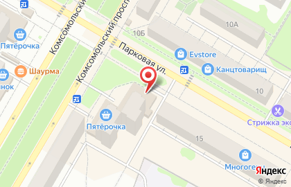 Гипермаркет Магнит в Уфе на карте