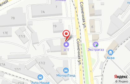 Магазин Новый день в Коминтерновском районе на карте