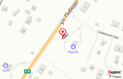 АЗС Разгон на карте