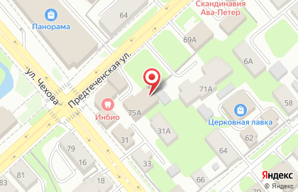 Рекламное агентство РекламаСМИК на Предтеченской улице на карте
