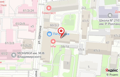 Столовая на Щепкина (2 этаж) на карте
