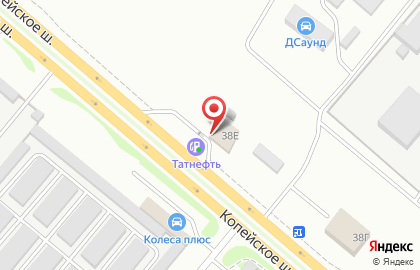 Татнефть в Челябинске на карте