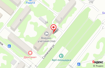 Военно-учетный стол Администрации г. Сосновоборска на карте