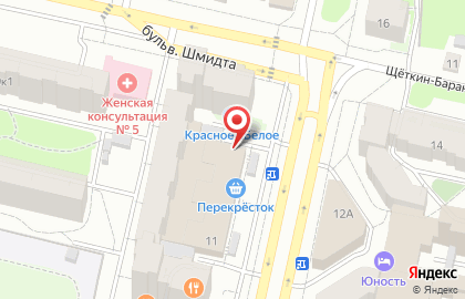 Сеть делового обслуживания на карте