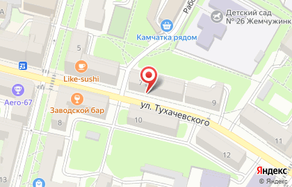 Группа страховых компаний Югория на улице Тухачевского на карте