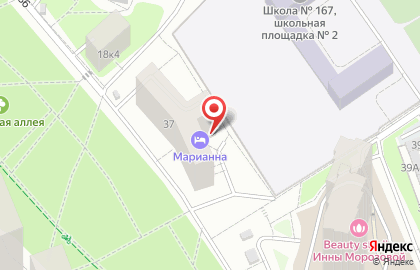 Гостиница Марианна в Левобережном районе на карте