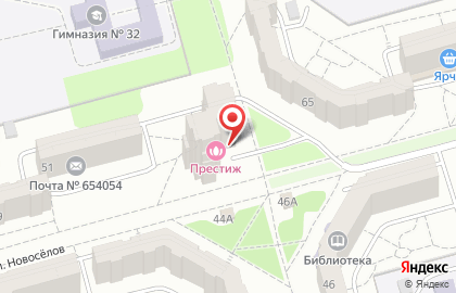 Парикмахерская Престиж в Новоильинском районе на карте