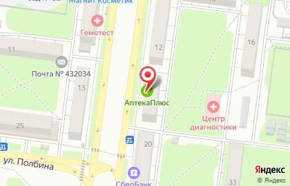Аптека Имплозия на проспекте 50-летия ВЛКСМ на карте