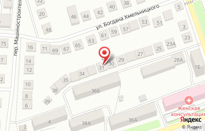 Автостоянка в Оренбурге на карте