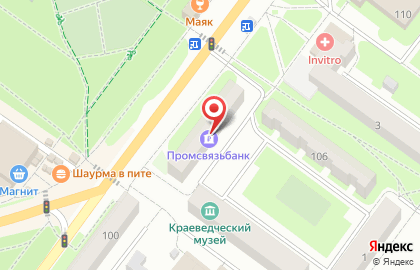 Торговая компания Биплан на улице Тургенева на карте