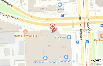 Свадебный салон Любовь в Калининском районе на карте
