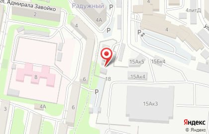 Фактура на улице Нахимова на карте