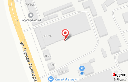 Торгово-сервисная фирма Металлвест на улице Героев Танкограда на карте