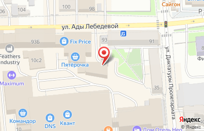 Салон современных отделочных материалов ДеАрт на улице Красной Армии на карте