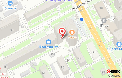 Супермаркет Spar на улице Ванеева на карте