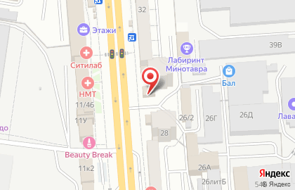Страховое агентство Росглавстрах в Коминтерновском районе на карте