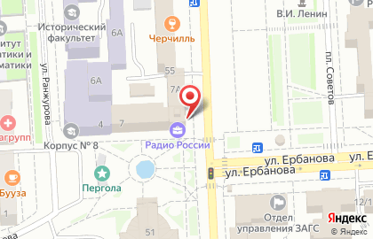 ГТРК Бурятия в Советском районе на карте