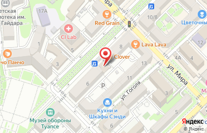 Надежда на улице Гагарина на карте