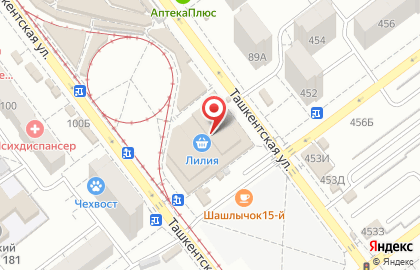Аквадом на улице Карла Маркса на карте