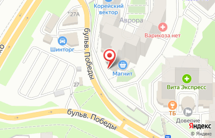 Магазин Школьник в Воронеже на карте