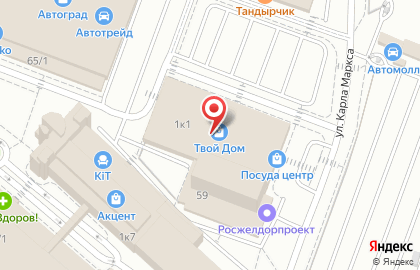 Торговая фирма Евротехника на улице Октябрьской Революции на карте