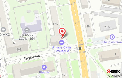 Отель ATLAZA City Residence на карте