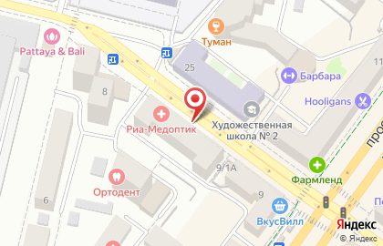 Банкомат БИНБАНК на улице Бабушкина на карте
