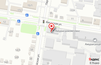 Центр запчастей на Амурской улице на карте