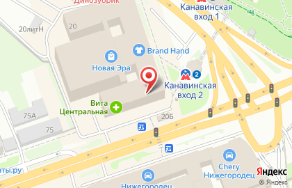 Магазин Маэстро на Сормовском шоссе на карте