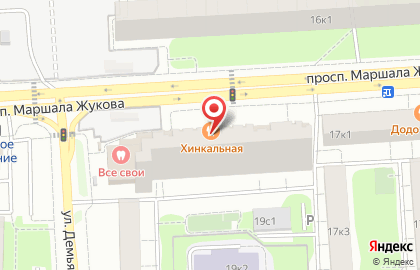 Винный магазин Отдохни на проспекте Маршала Жукова на карте