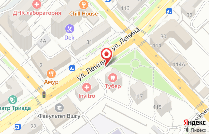 Тубер на улице Ленина на карте