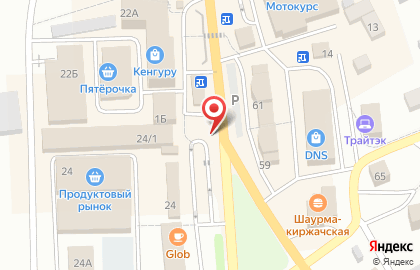 Киоск хлебобулочных изделий Киржач Хлеб на карте