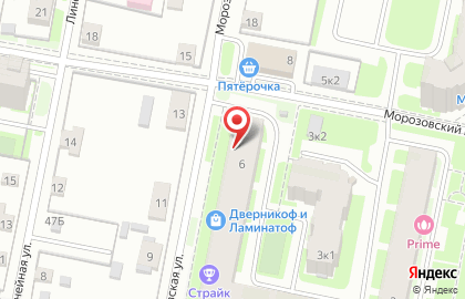 Торгово-сервисный центр Сервис Плюс на Морозовской улице на карте