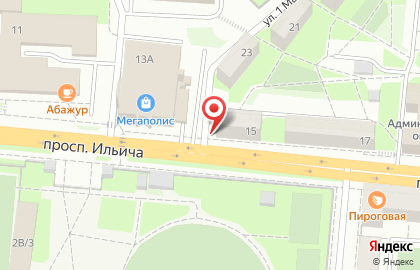 Парикмахерская Манго на проспекте Ильича на карте