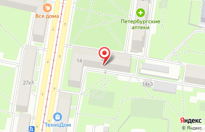 Детский сад №67 на Новочеркасском проспекте на карте