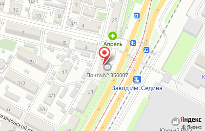 Отделение почтовой связи Почта России на улице им. Захарова на карте
