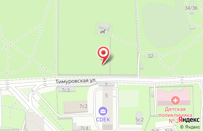 АтонПринт на Тимуровской улице на карте