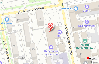 ВТБ Лизинг на улице Маршала Жукова на карте
