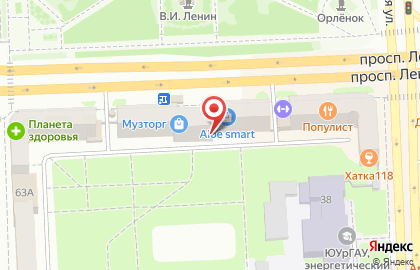 Уральский банк Сбербанка России в Центральном районе на карте