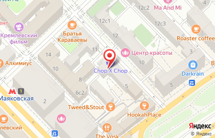 Мужская парикмахерская Chop-Chop на 3-й Тверской-Ямской улице на карте